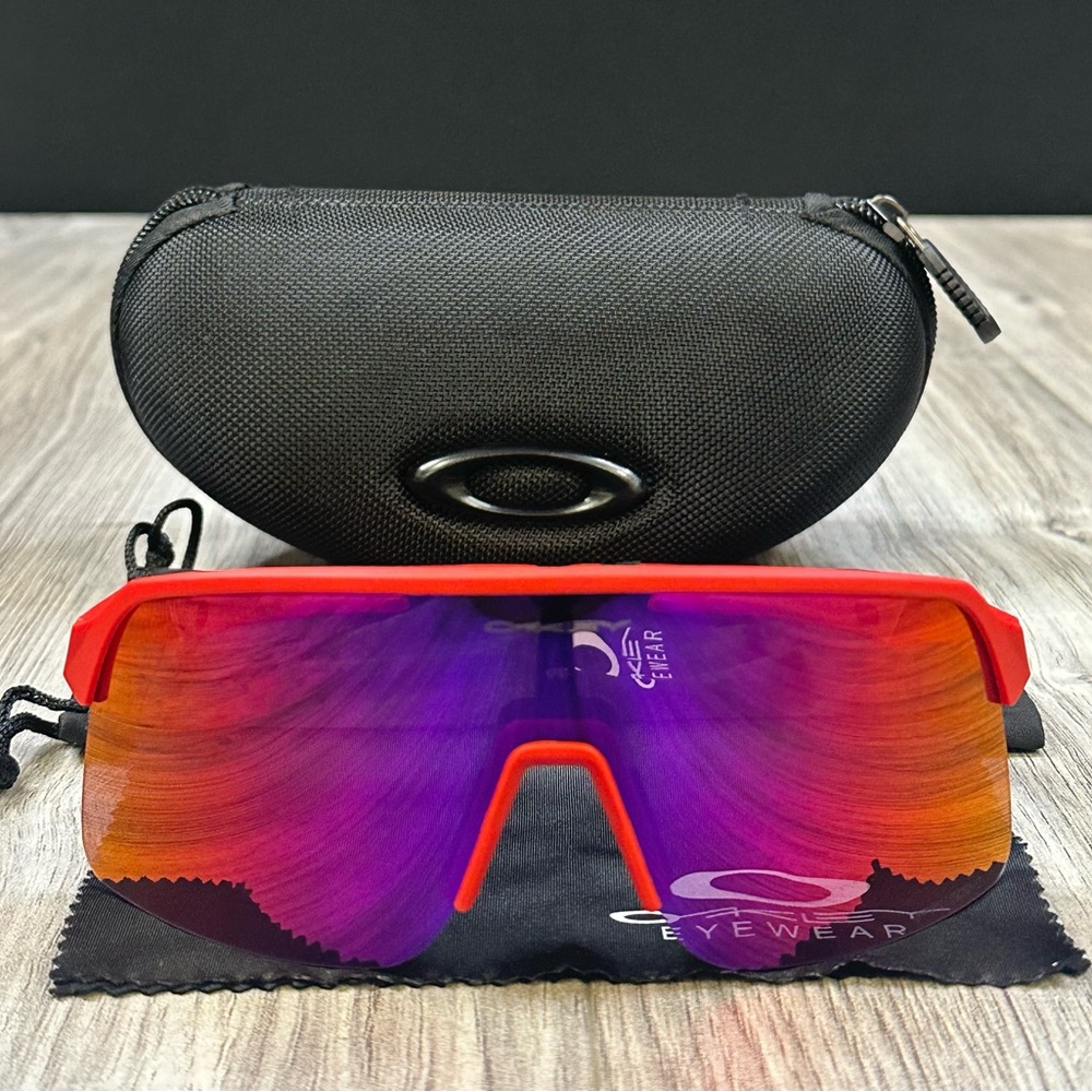 Oakley Sutro Lite Prizm Sunglasses Res Frame Ruby Red Lens Gently Used